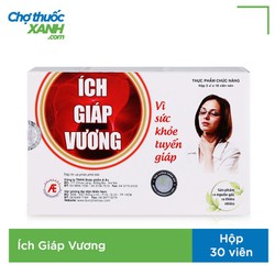 ích giáp vương giúp hỗ trợ các rối loạn tuyến giáp
