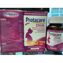 Protacare Dha Viên Bổ Bà Bầu Bổ Sung Sắt Acid Foli...
