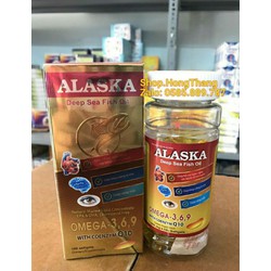 Dầu Cá Alaska omega-3 6 9 Hộp 100 Viên Tăng Cườn...