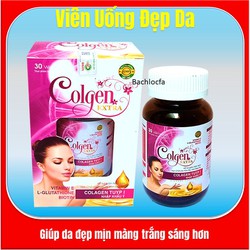 Viên uống đẹp da Colgen Extra- Thành phần Maca, Gl...