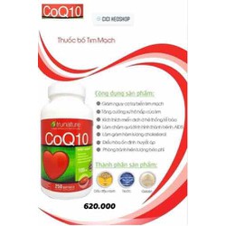 Coq10 Trunature 100mg hộp 250 viên của Mỹ UỐNG CHO...
