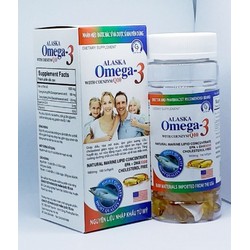 Viên dầu cá Alaska O.m.e.g.a 3 with Coenzym Q10 tố...