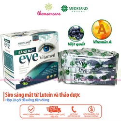 Gói uống sáng mắt Medstand Eye Vitamed hỗ trợ ngườ...