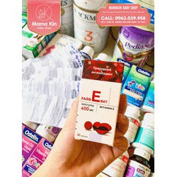 Vitamin E đỏ 400mg Nga