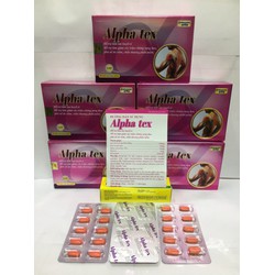 Tan máu bầm ALPHA TEX hỗ trợ tan huyết ứ, giảm các...