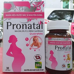 Pronatal DHA cung cấp dưỡng chất cho bà bầu, bổ su...