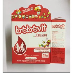 Bebevit folic acid bổ sung sắt và các thành phần t...