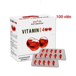 Viên Uống đẹp da Vitamin E Đỏ 4000mcg Aloe vera 50...