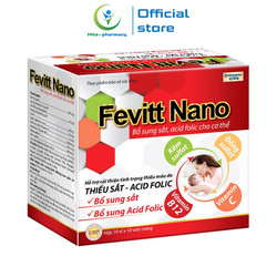 Viên uống bổ máu Fevitt Nano 4 mắt bổ sung Sắt, Ac...