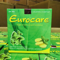Viên uống Eurocare giúp Giảm ho, thông thoáng mũi...