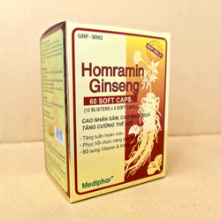 Viên Uống Homfamin Ginseng nhân sâm giúp tăng cườn...