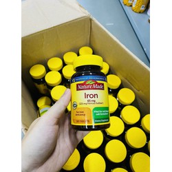 chai 365 viên uống bổ sung sắt Nature Made Iron 65...