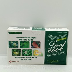 Bột sủi thanh nhiệt Live Cool không đường hương dư...