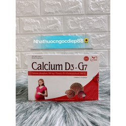 CHÍNH HÃNG Viên bổ sung Canxi Calcium D3-G7